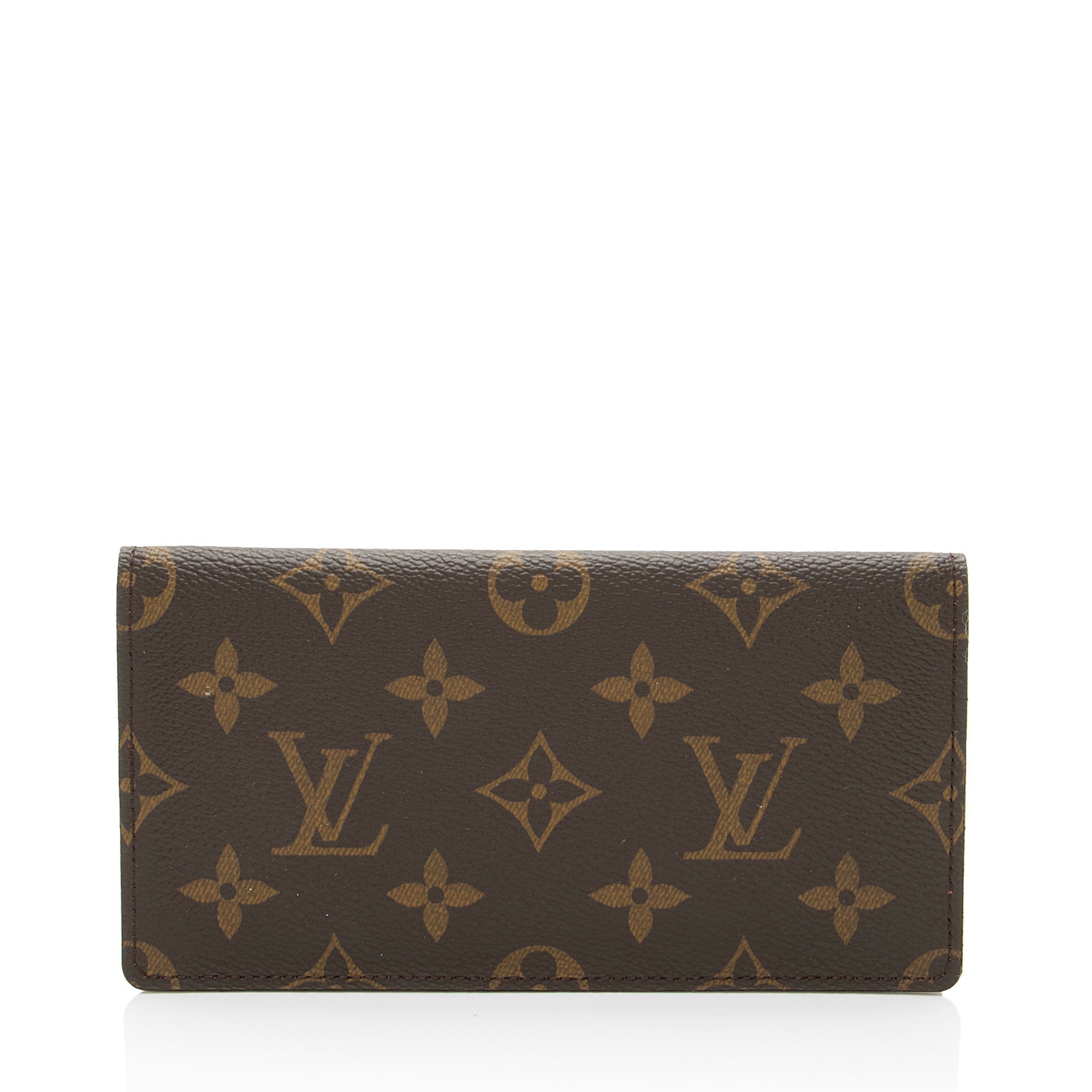 Louis Vuitton Monogram Canvas Simple Checkbook Cover