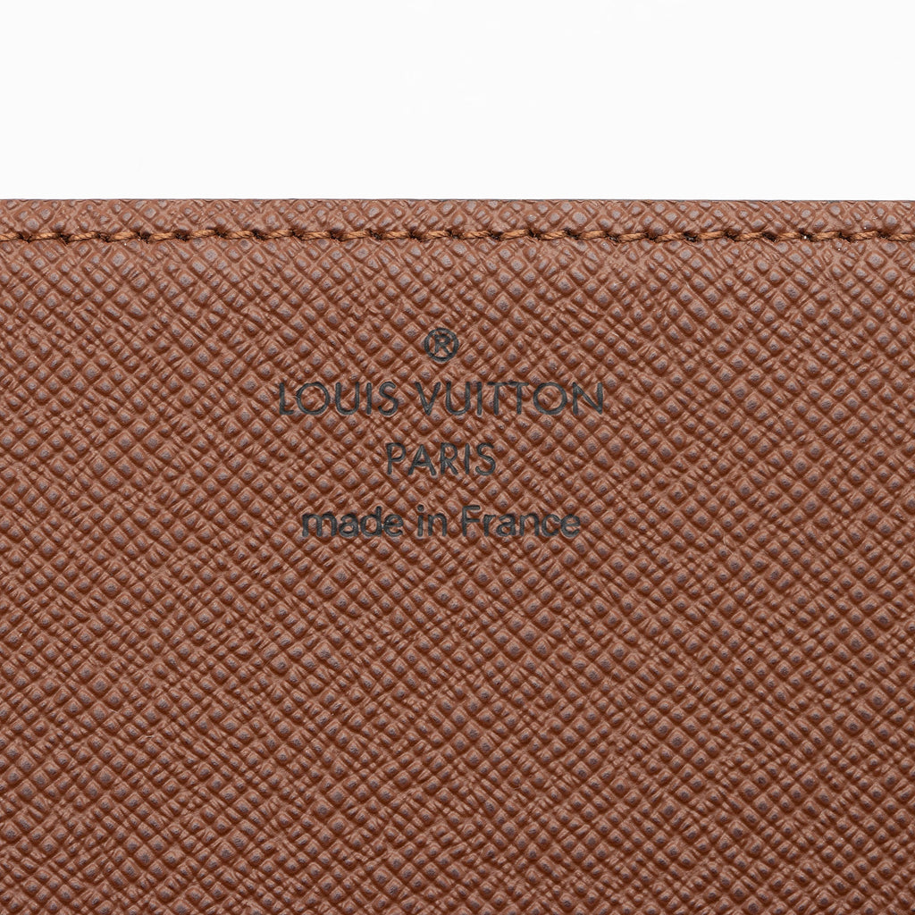 Louis Vuitton Monogram Canvas Simple Checkbook Cover