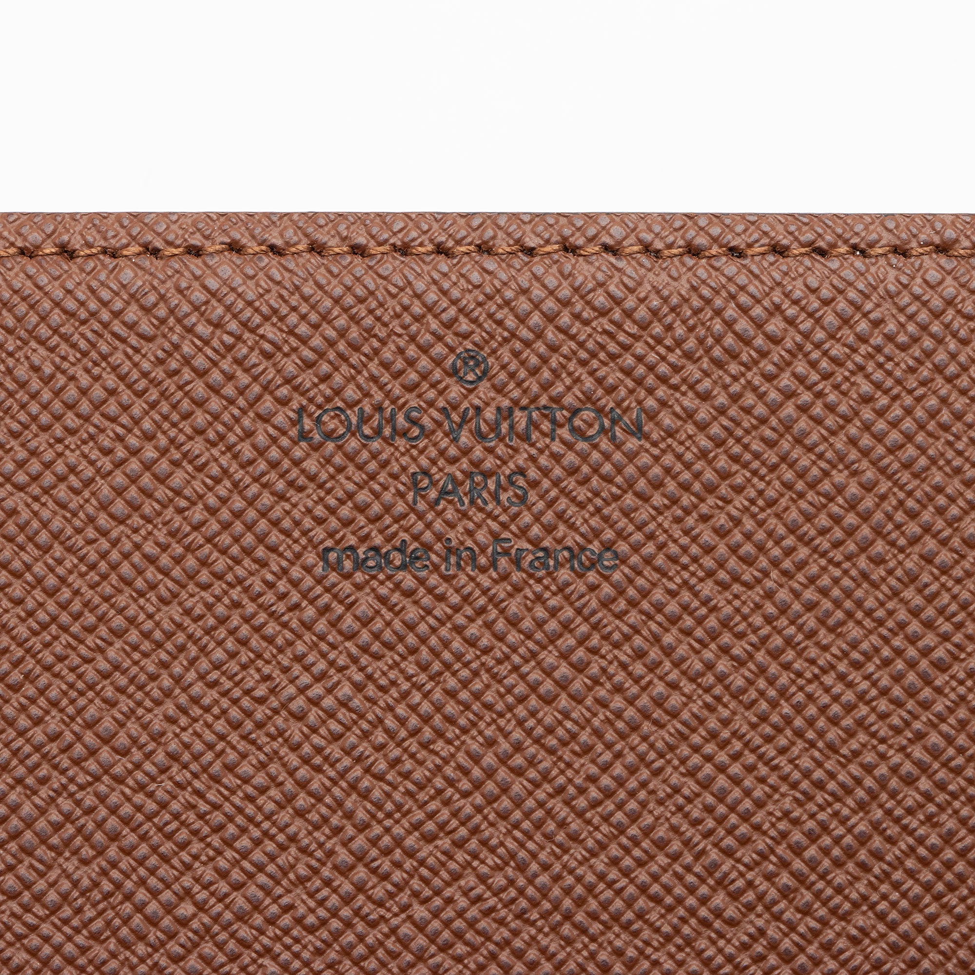 Louis Vuitton Monogram Canvas Simple Checkbook Cover