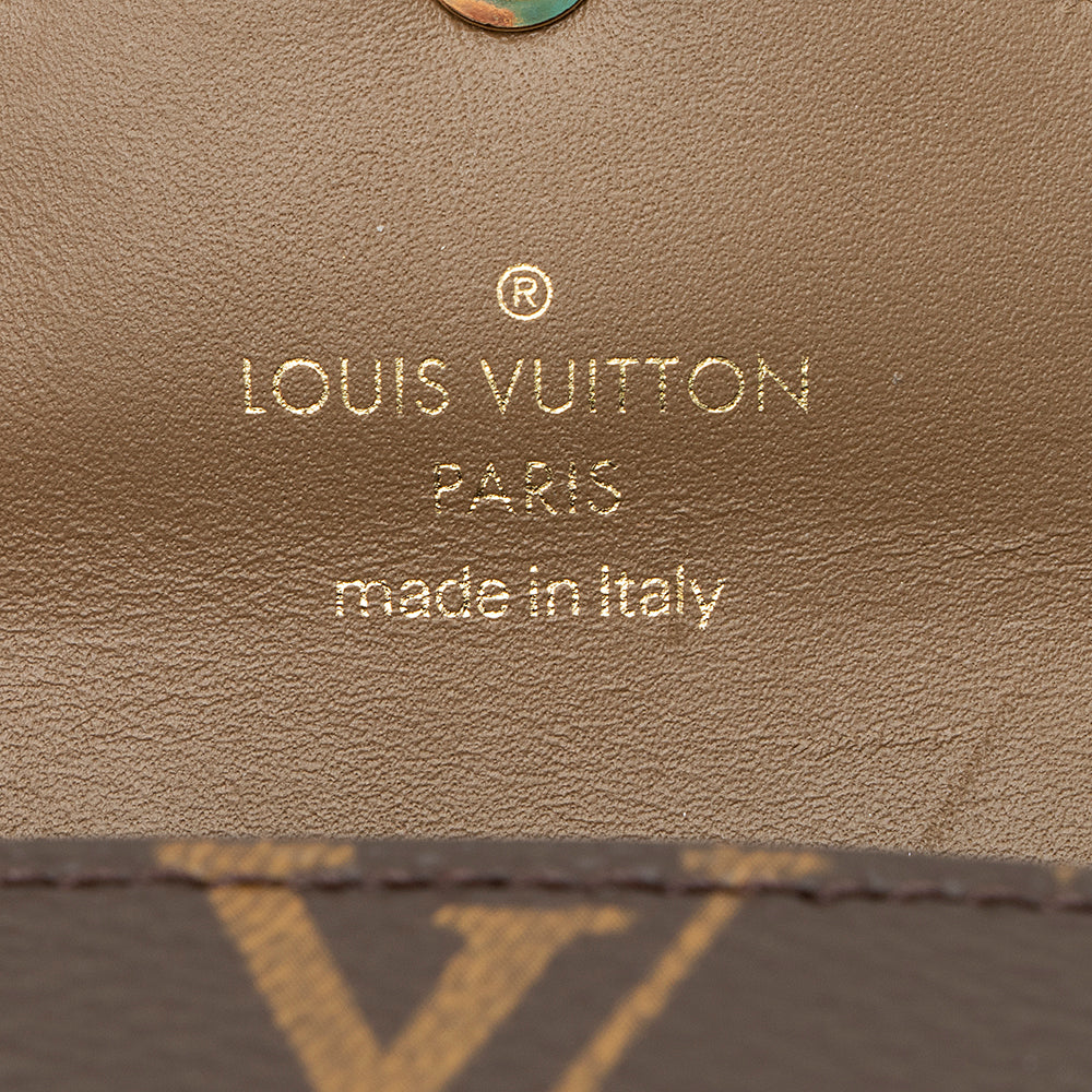 Louis Vuitton Monogram Canvas Sliding Coin Purse (SHF-20734)