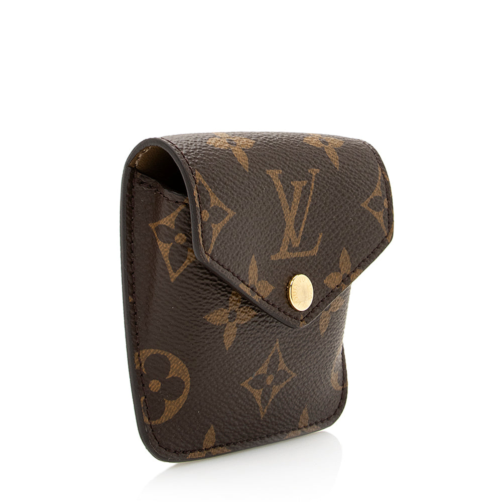 Louis Vuitton Monogram Canvas Sliding Coin Purse (SHF-20734)