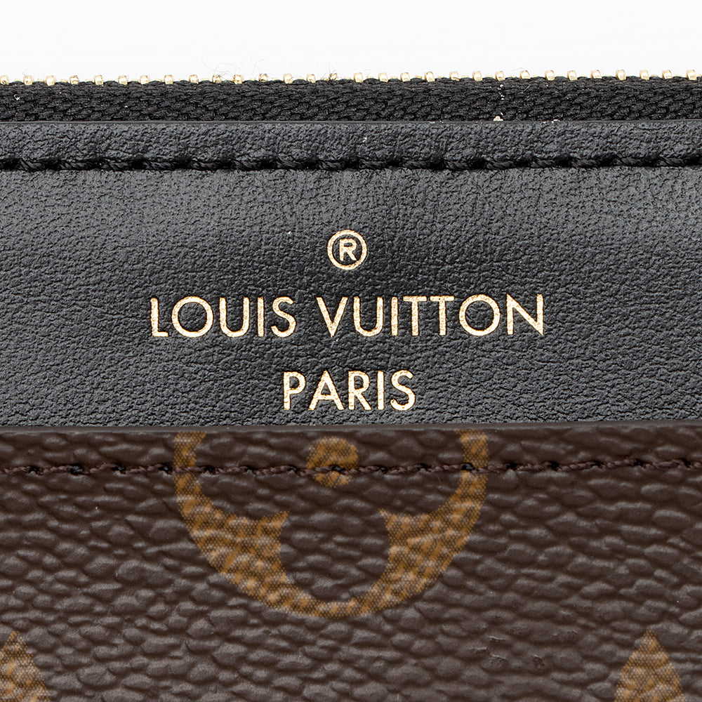 Louis Vuitton Monogram Canvas Slim Purse Wallet (SHF-20558)