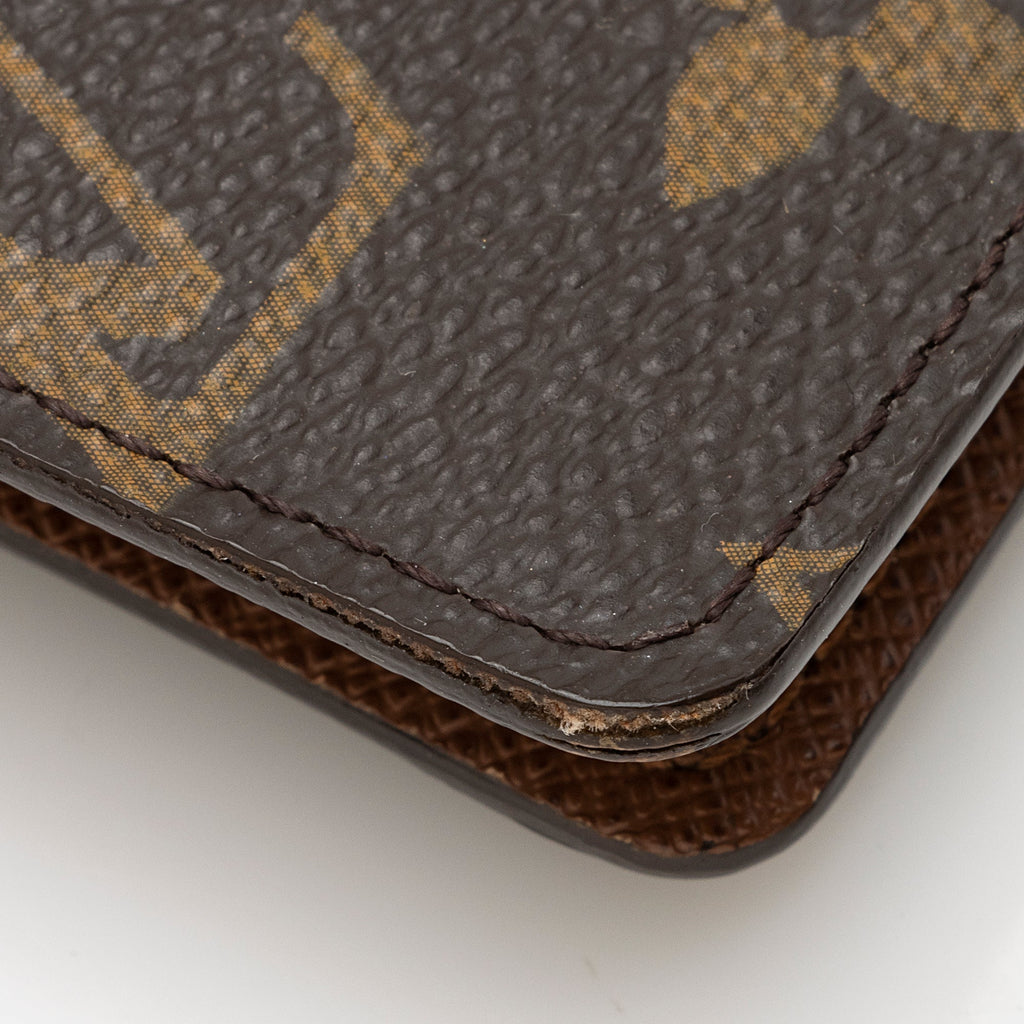 Louis Vuitton Monogram Canvas Small Ring Agenda Cover (SHF-22229)