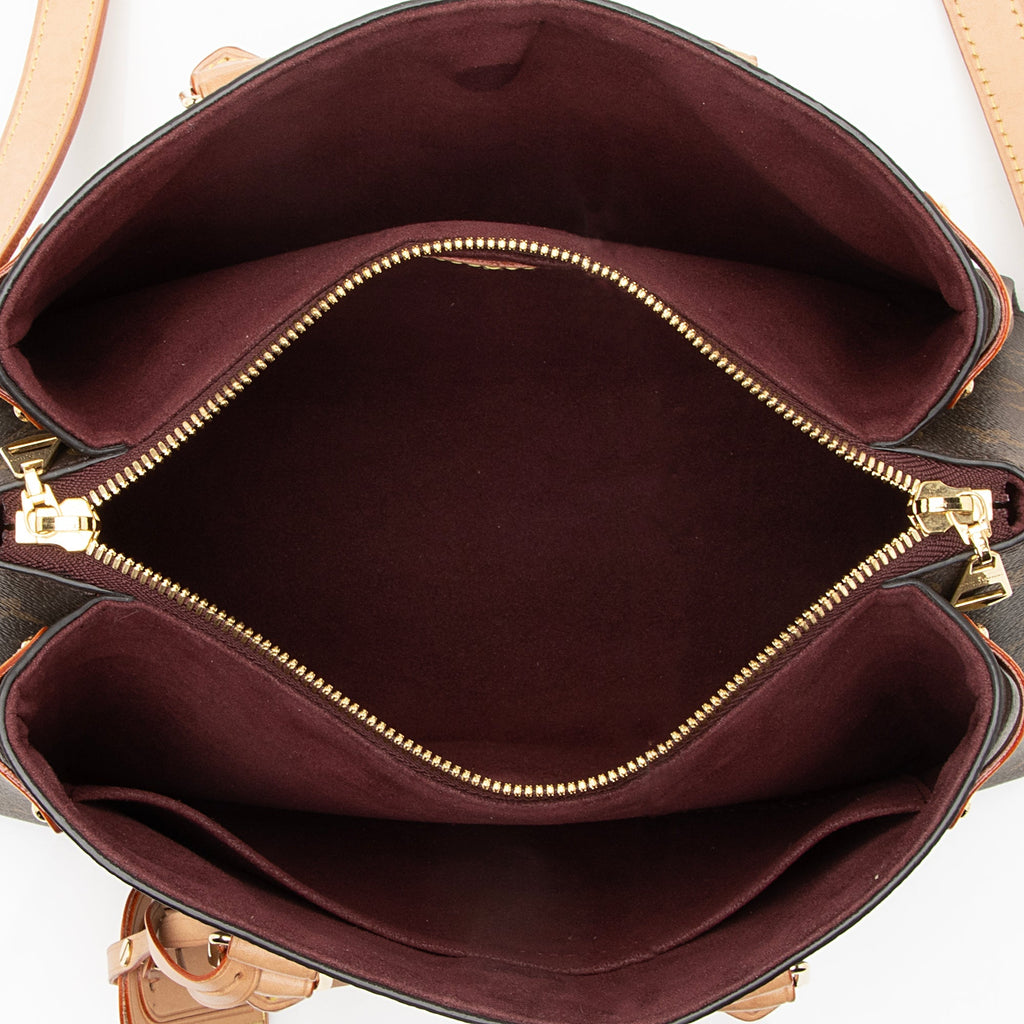 Louis Vuitton Monogram Canvas Soufflot BB Satchel (SHF-22423)