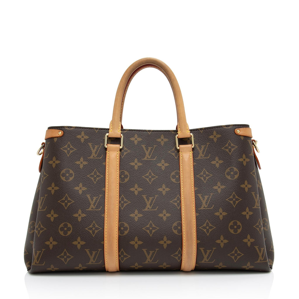 Louis Vuitton Monogram Canvas Soufflot MM Satchel (SHF-cmgf52)