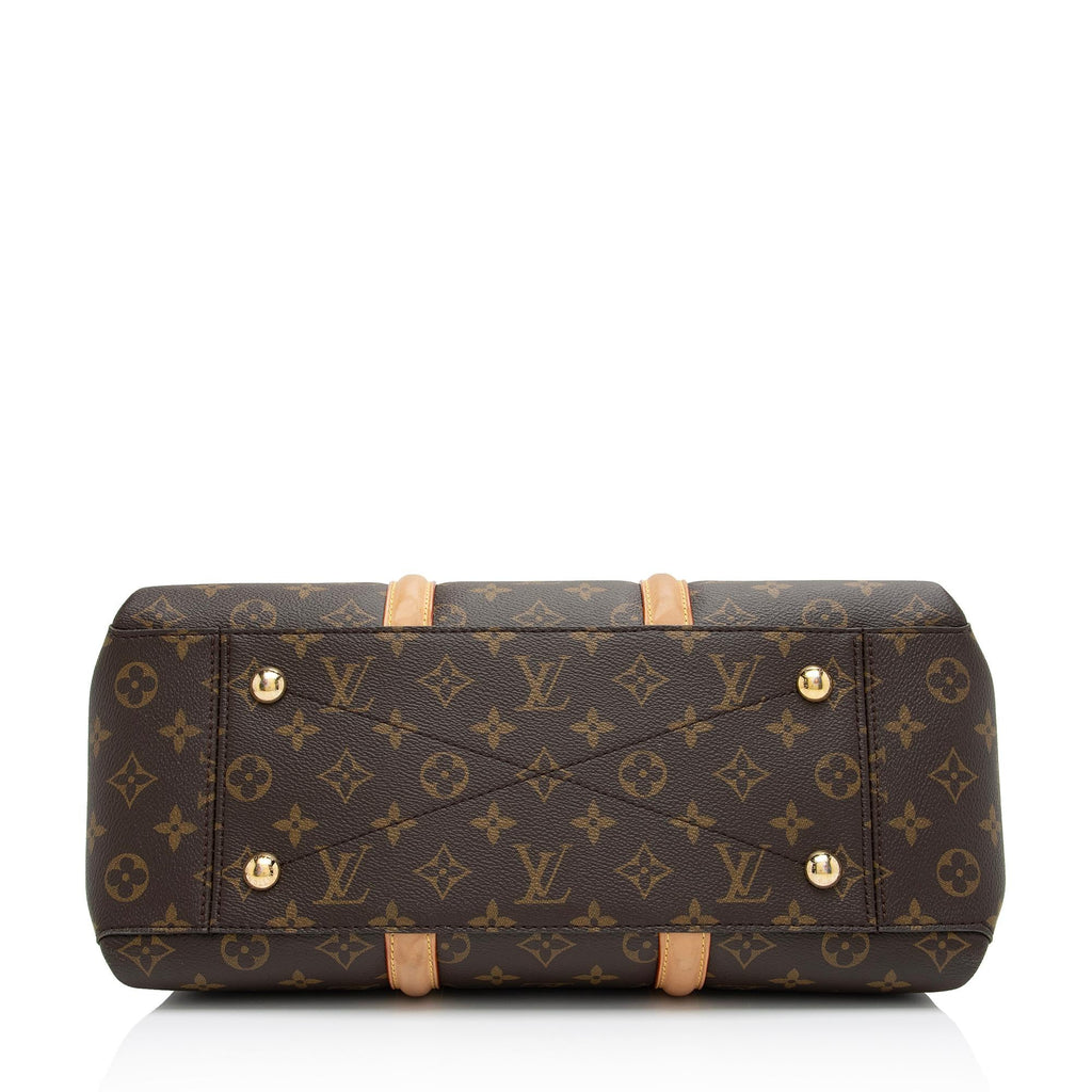 Louis Vuitton Monogram Canvas Soufflot MM Satchel (SHF-cmgf52)