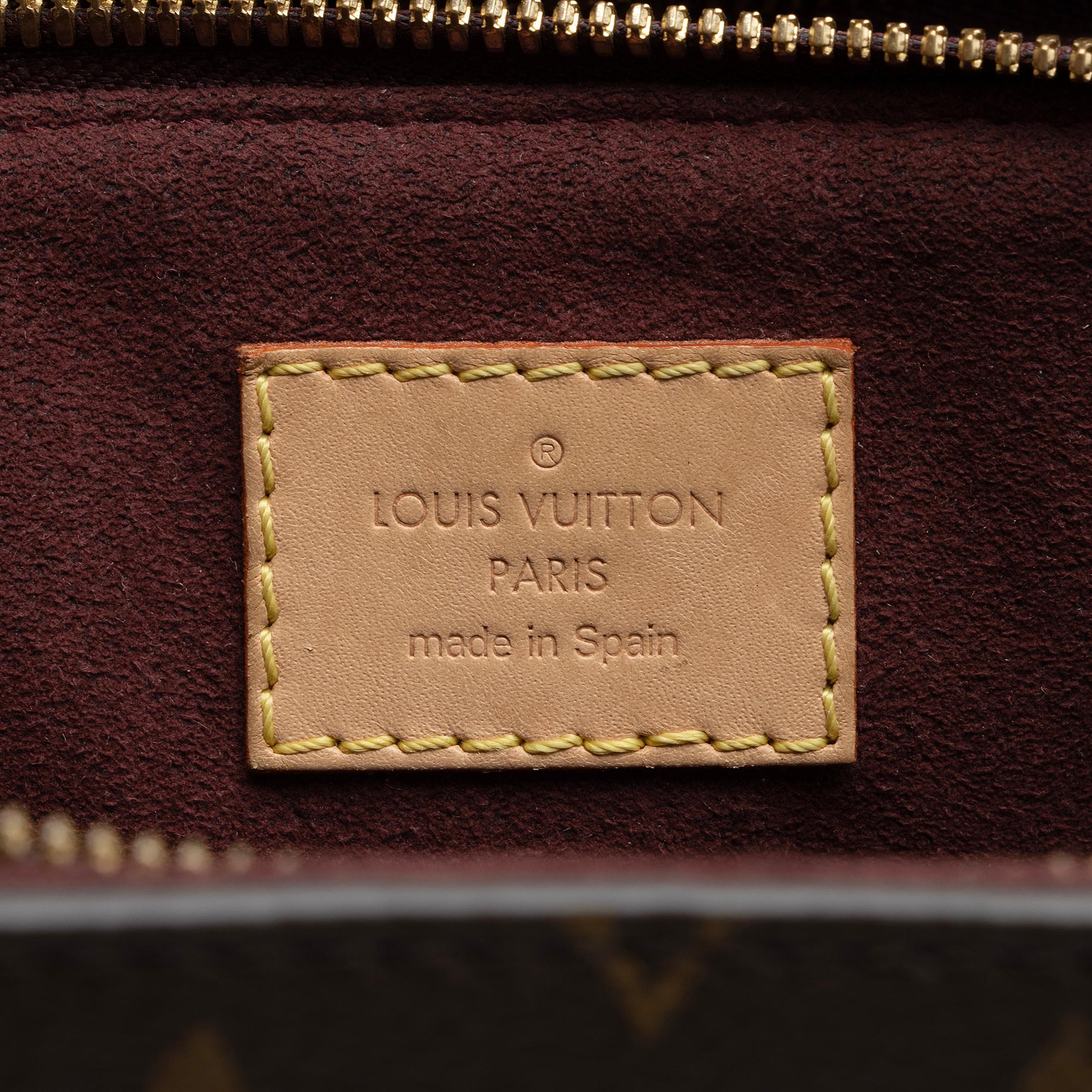 Louis Vuitton Monogram Canvas Soufflot MM Satchel (SHF-cmgf52)