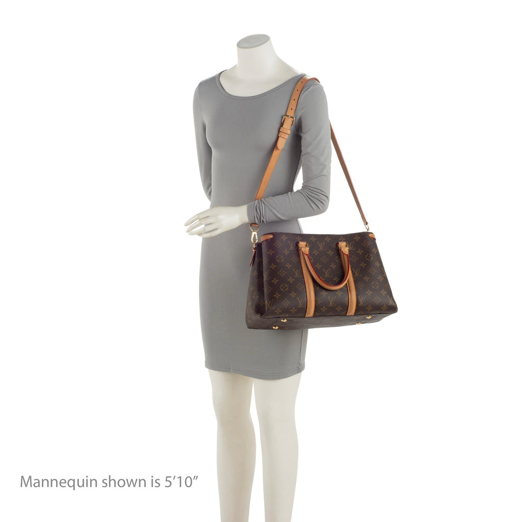 Louis Vuitton Monogram Canvas Soufflot MM Satchel (SHF-cmgf52)