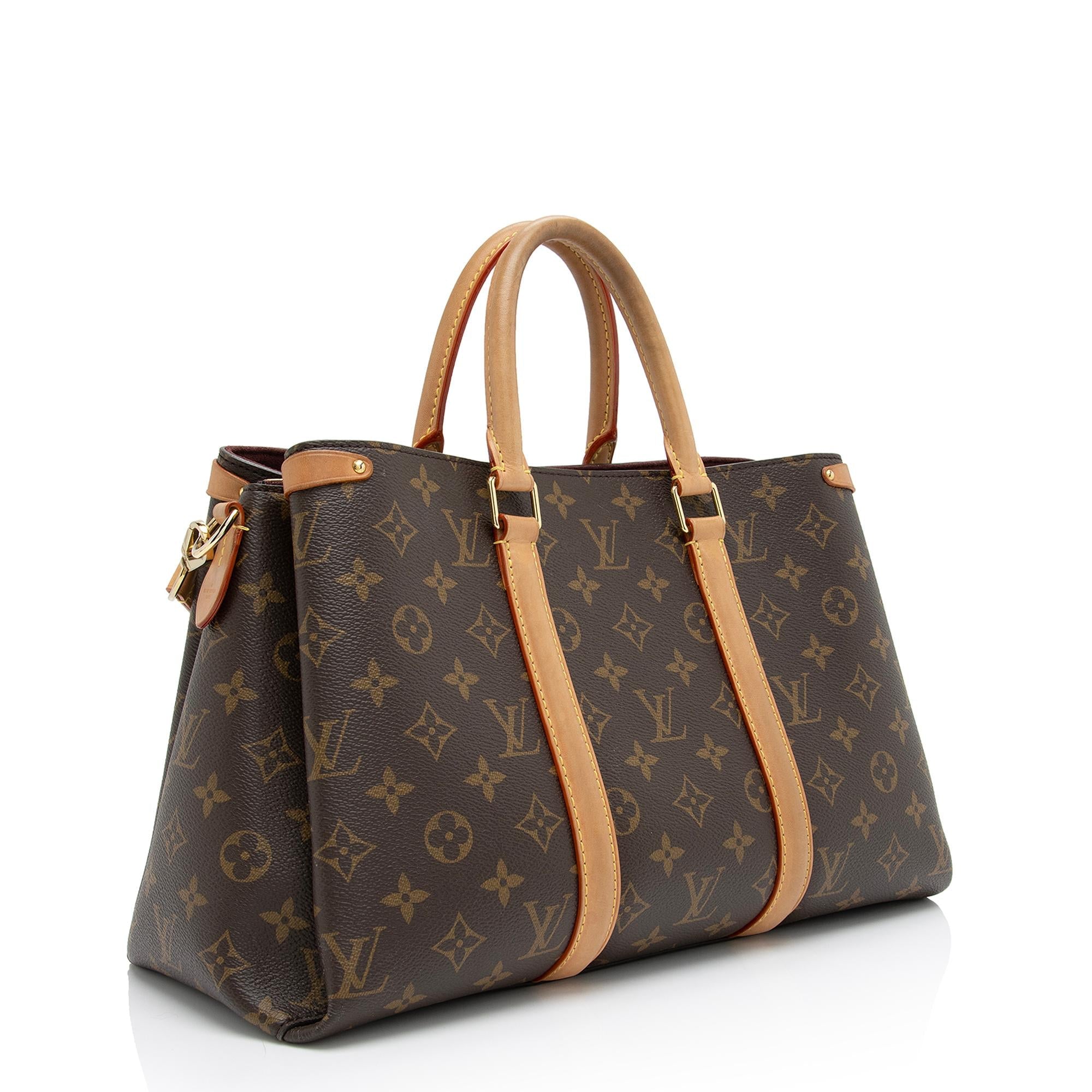 Louis Vuitton Monogram Canvas Soufflot MM Satchel (SHF-cmgf52)