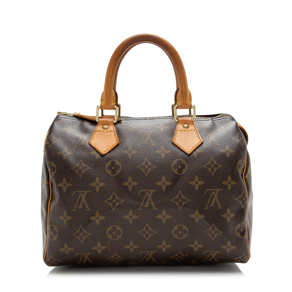 Louis Vuitton Monogram Canvas Speedy 25 Satchel - FINAL SALE (SHF-17090)