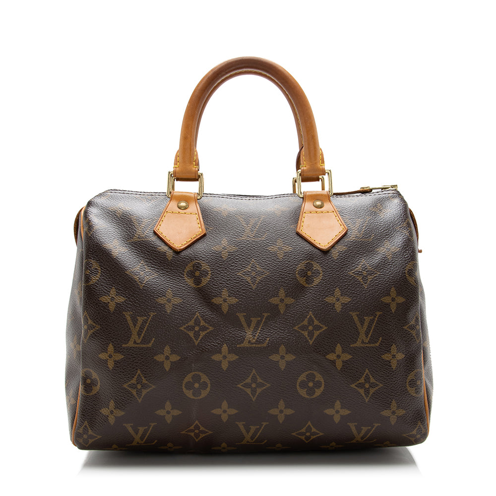 Louis Vuitton Monogram Canvas Speedy 25 Satchel - FINAL SALE (SHF-17090)
