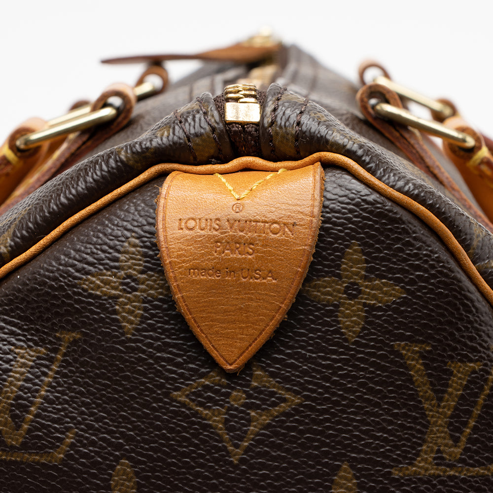 Louis Vuitton Monogram Canvas Speedy 25 Satchel - FINAL SALE (SHF-17090)