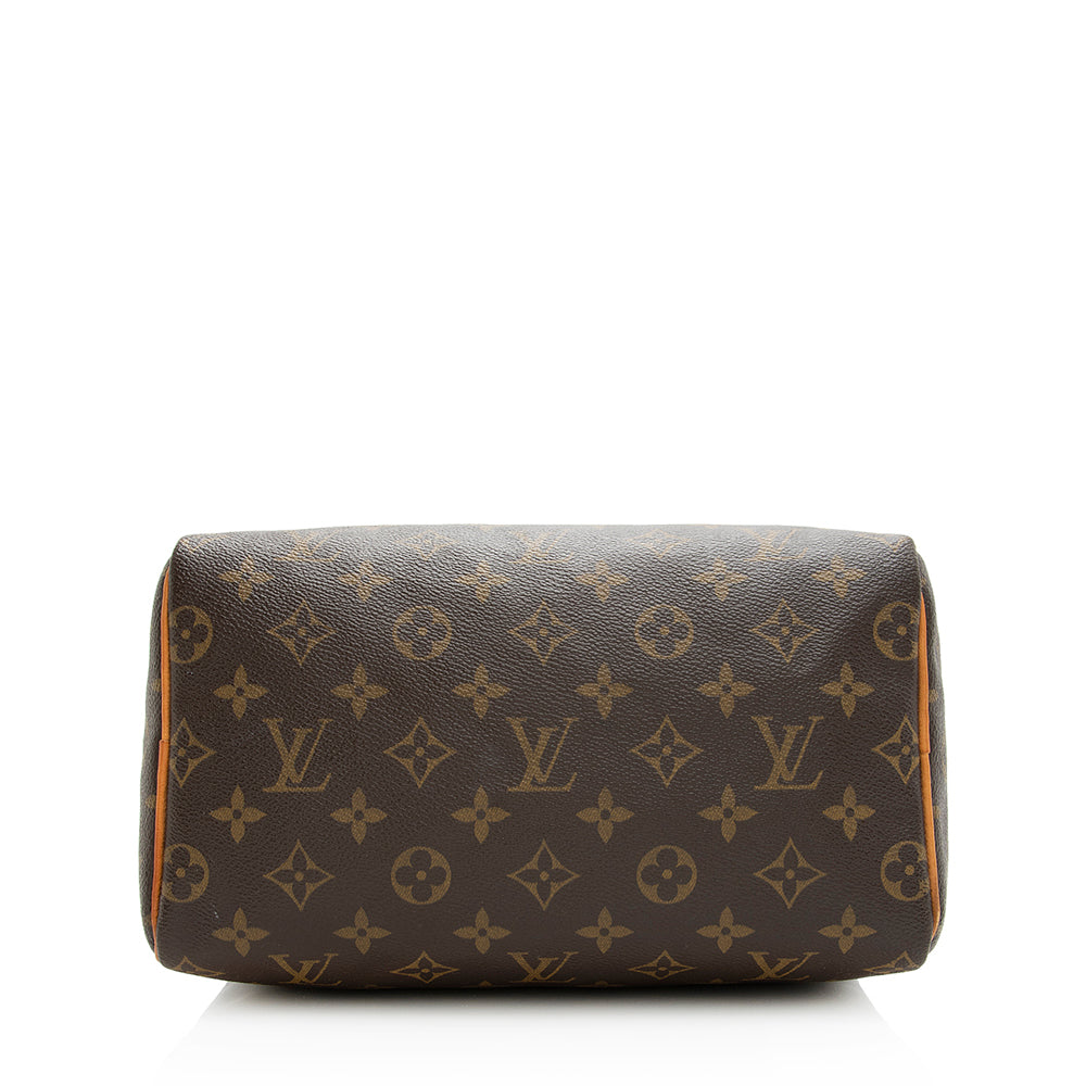 Louis Vuitton Monogram Canvas Speedy 25 Satchel (SHF-20147)