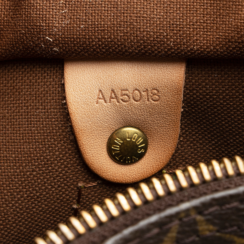 Louis Vuitton Monogram Canvas Speedy 25 Satchel (SHF-20147)