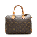Louis Vuitton Monogram Canvas Speedy 25 Satchel (SHF-20147)