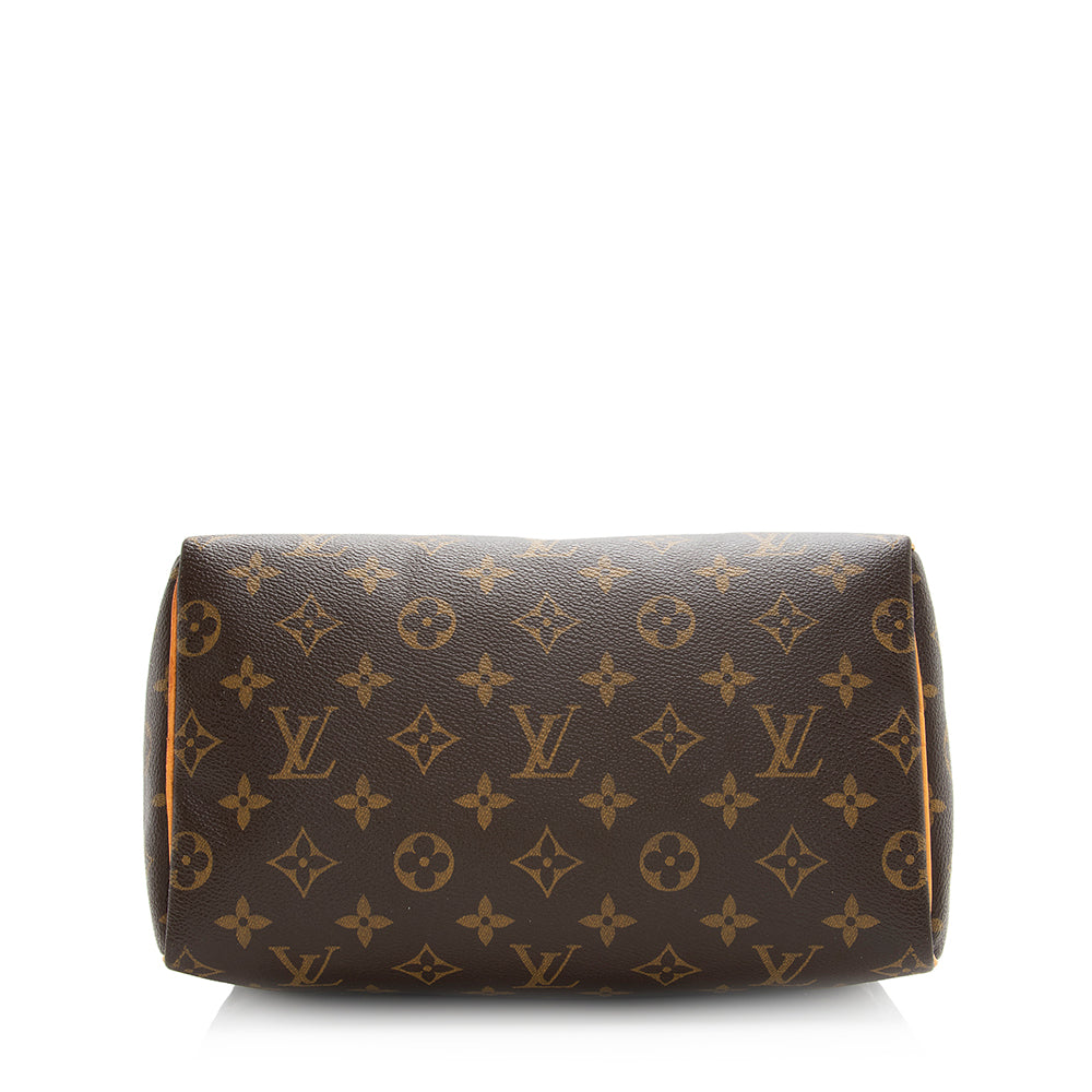 Louis Vuitton Monogram Canvas Speedy 25 Satchel (SHF-20295)