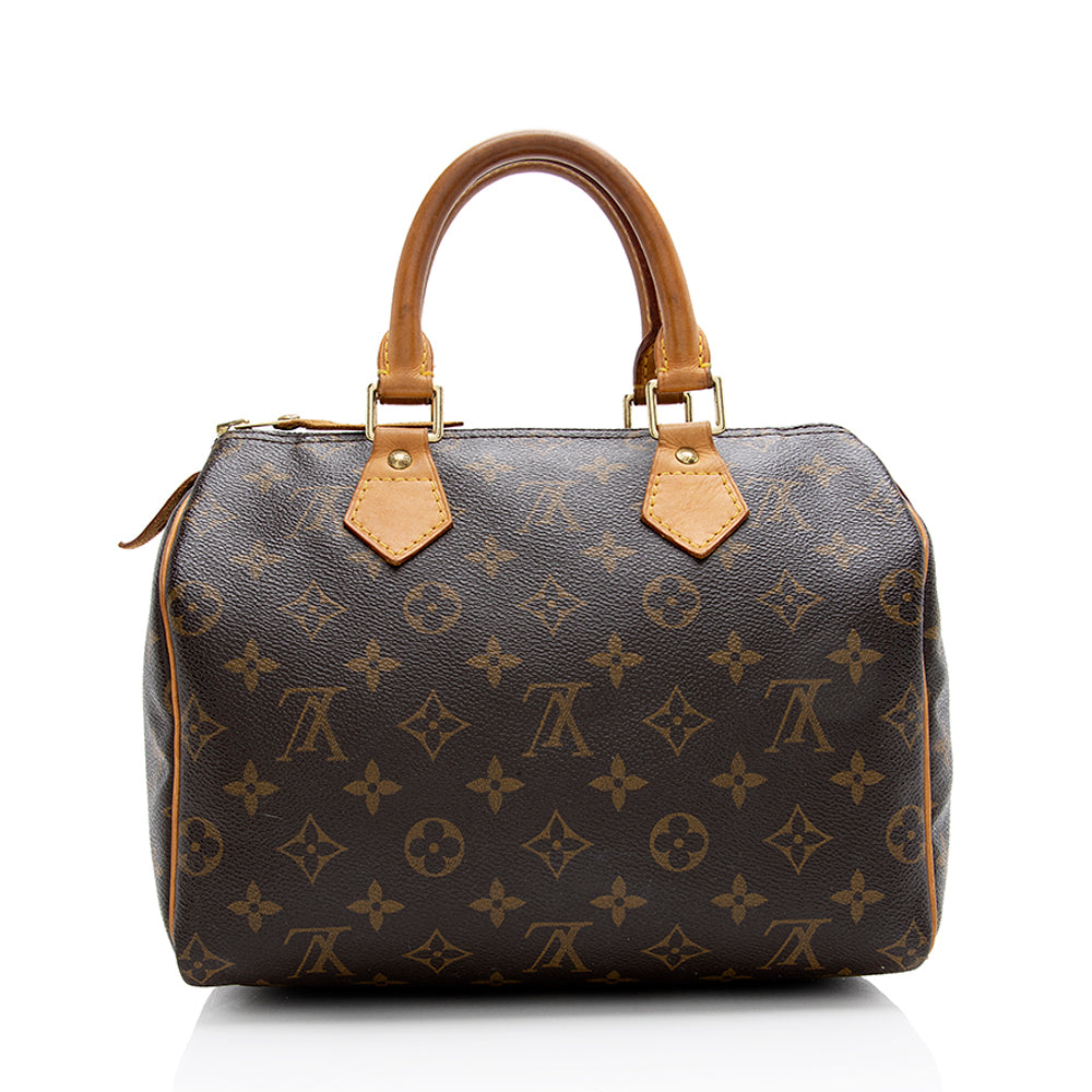 Louis Vuitton Monogram Canvas Speedy 25 Satchel (SHF-21640)