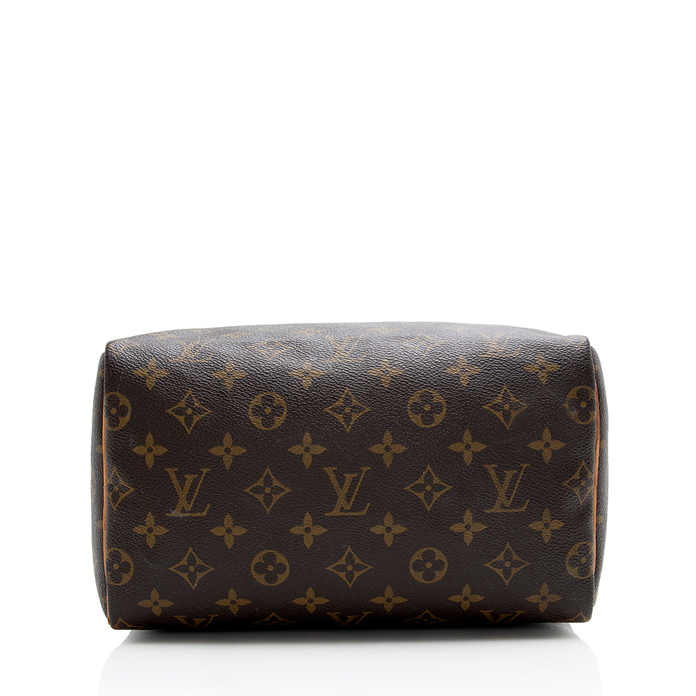 Louis Vuitton Monogram Canvas Speedy 25 Satchel (SHF-21640)