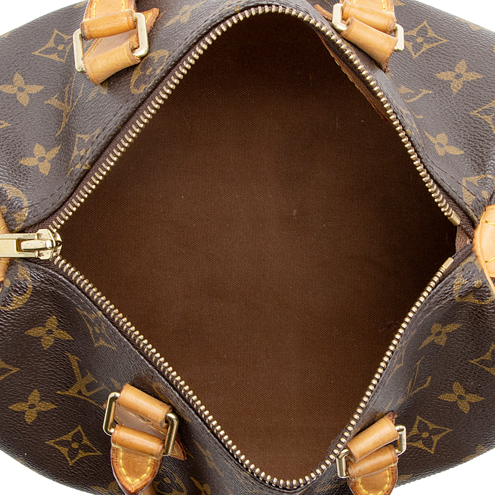 Louis Vuitton Monogram Canvas Speedy 25 Satchel (SHF-21640)