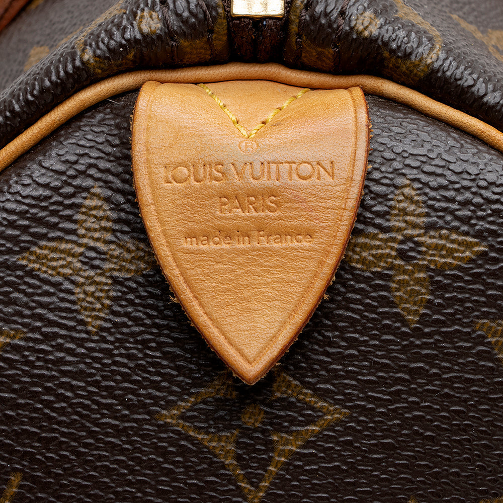 Louis Vuitton Monogram Canvas Speedy 25 Satchel (SHF-21640)