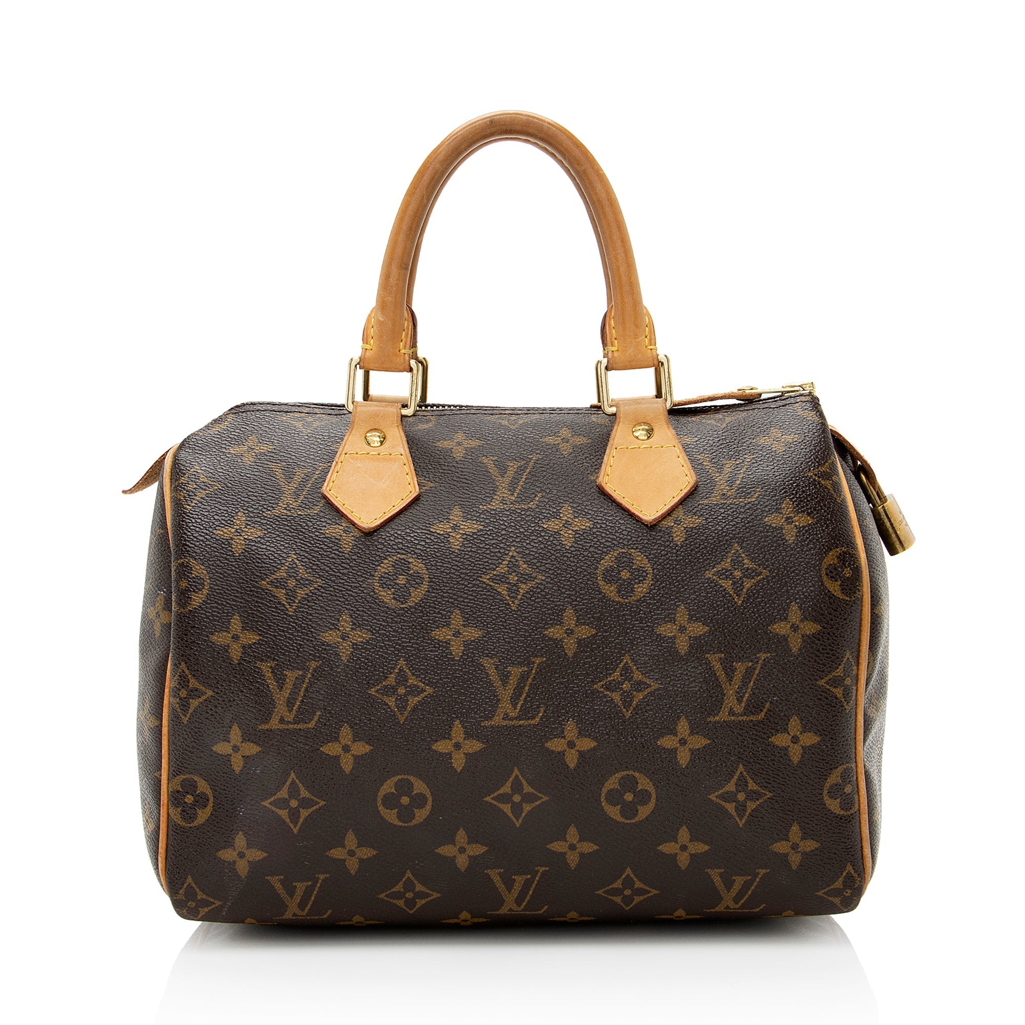 Louis Vuitton Monogram Canvas Speedy 25 Satchel (SHF-22237)