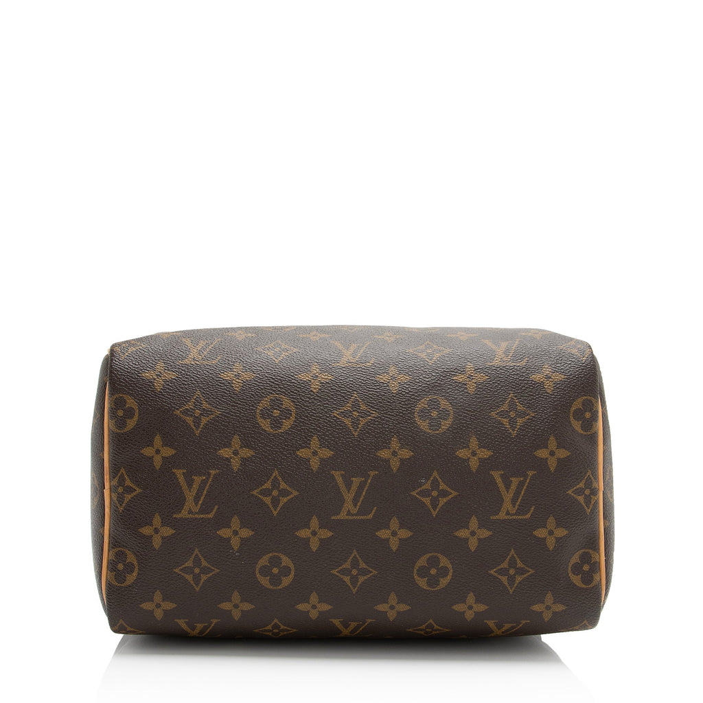 Louis Vuitton Monogram Canvas Speedy 25 Satchel (SHF-23455)