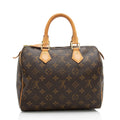 Louis Vuitton Monogram Canvas Speedy 25 Satchel (SHF-23455)