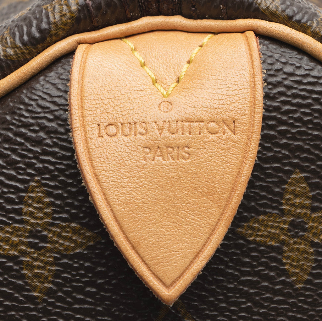 Louis Vuitton Monogram Canvas Speedy 25 Satchel (SHF-23455)