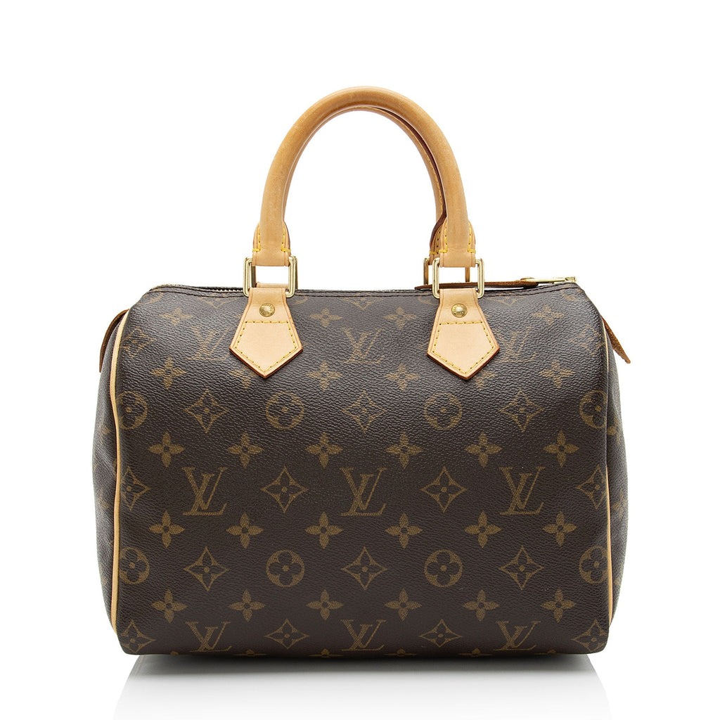 Louis Vuitton Monogram Canvas Speedy 25 Satchel (SHF-9adwo1)
