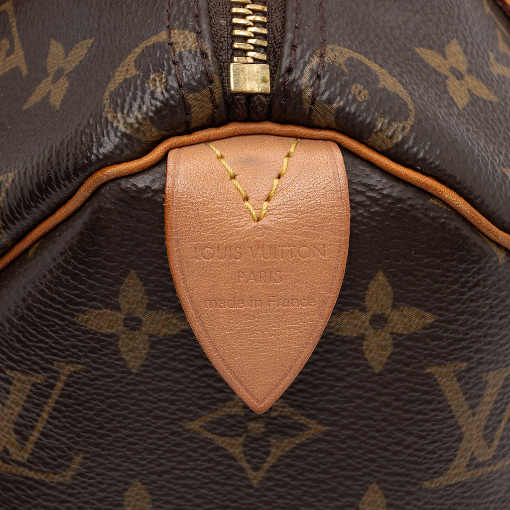 Louis Vuitton Monogram Canvas Speedy 25 Satchel (SHF-iGCWEi)