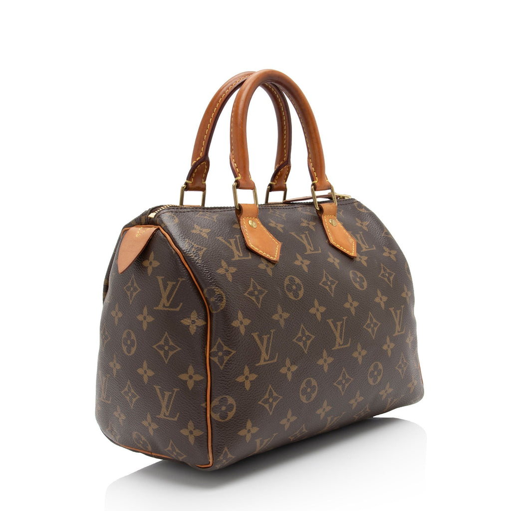 Louis Vuitton Monogram Canvas Speedy 25 Satchel (SHF-iGCWEi)