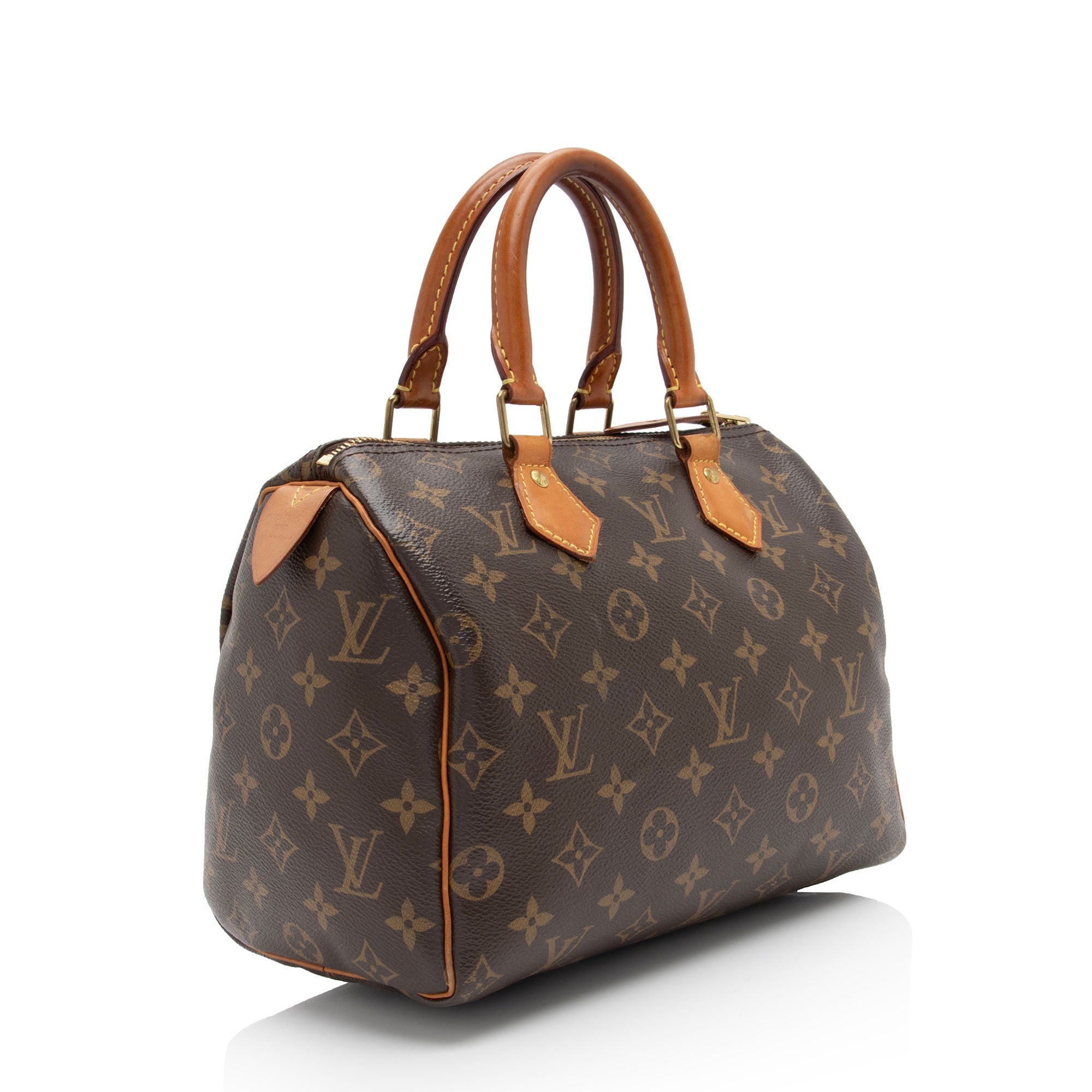 Louis Vuitton Monogram Canvas Speedy 25 Satchel (SHF-iGCWEi)