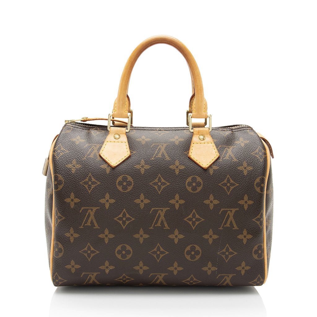 Louis Vuitton Monogram Canvas Speedy 25 Satchel (SHF-jH59Wo)