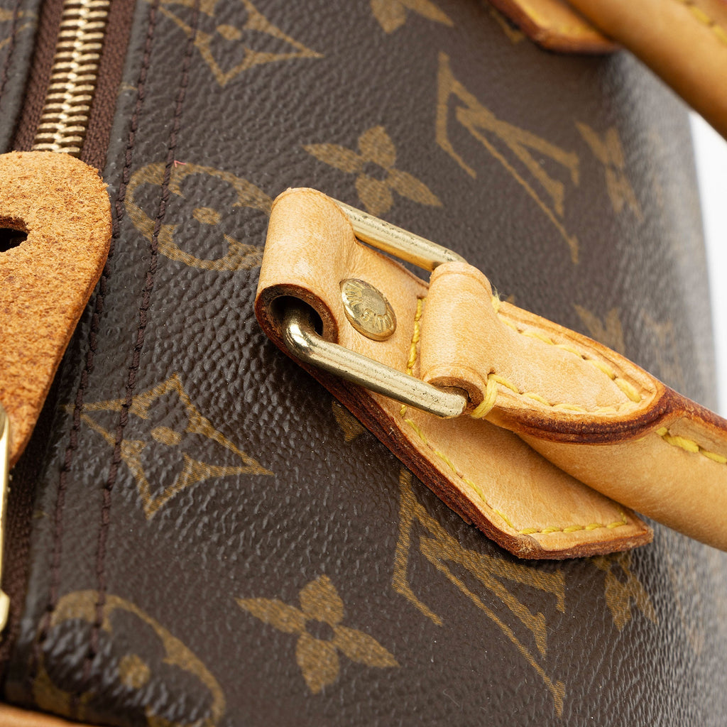 Louis Vuitton Monogram Canvas Speedy 25 Satchel (SHF-jH59Wo)