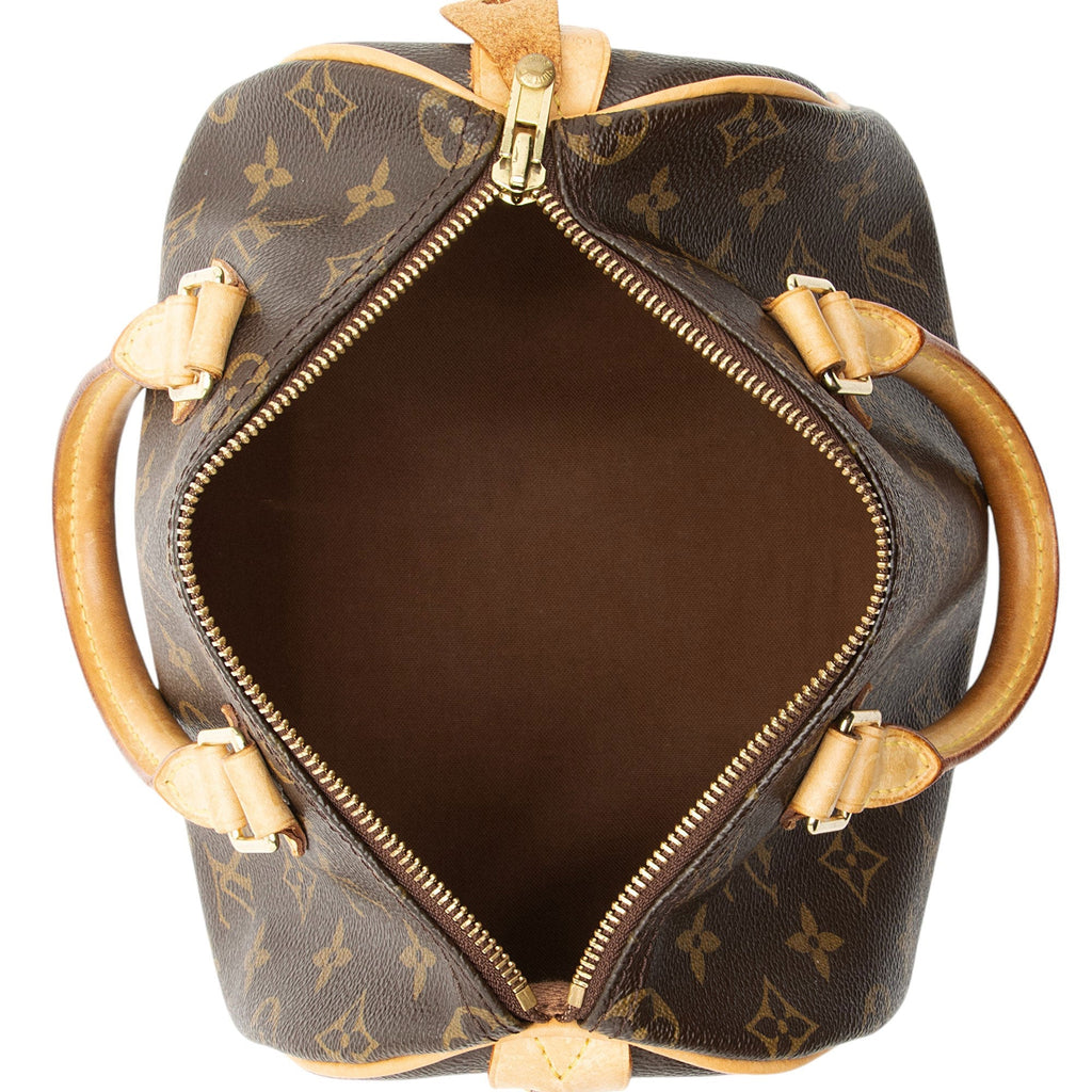 Louis Vuitton Monogram Canvas Speedy 25 Satchel (SHF-jH59Wo)