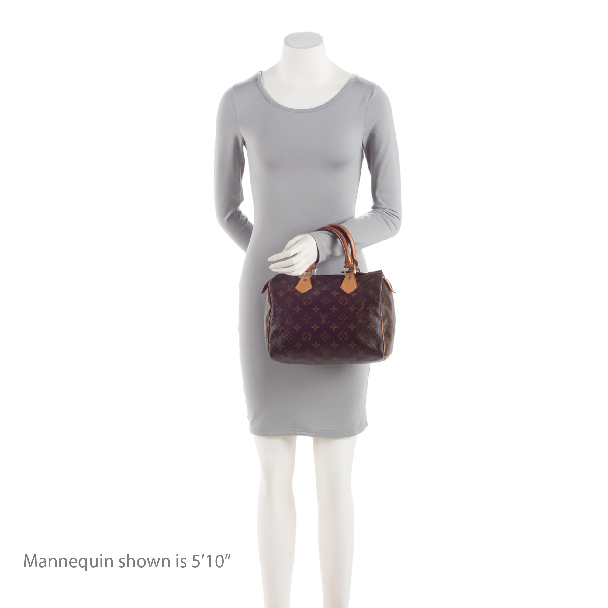 Louis Vuitton Monogram Canvas Speedy 25 Satchel (SHF-jH59Wo)