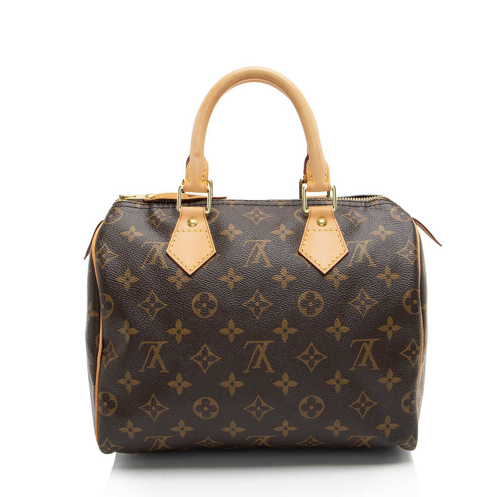 Louis Vuitton Monogram Canvas Speedy 25 Satchel (SHF-zlhtW7)