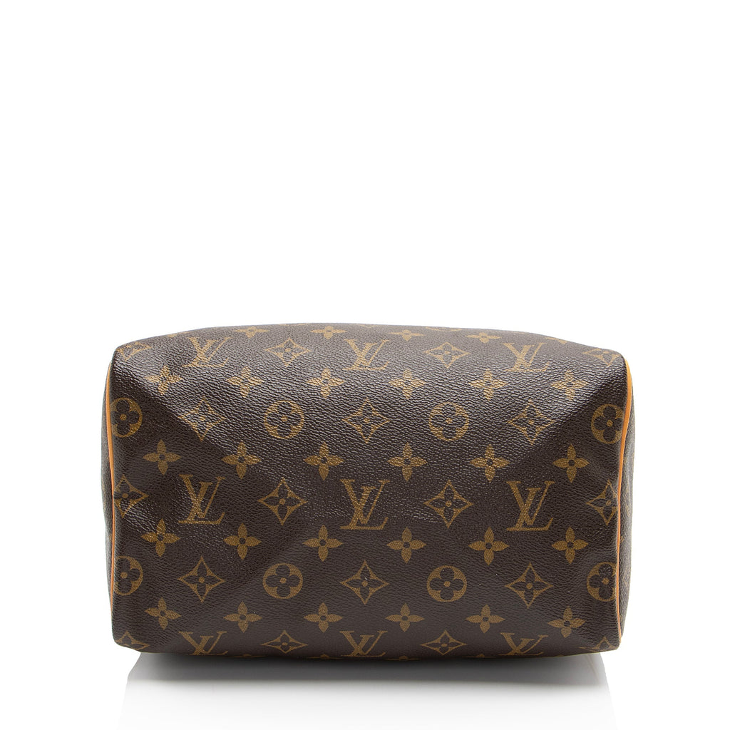 Louis Vuitton Monogram Canvas Speedy 25 Satchel (SHF-zlhtW7)