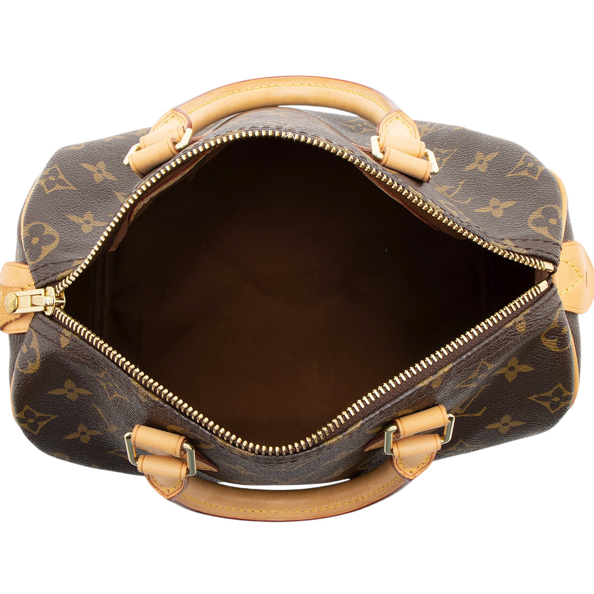 Louis Vuitton Monogram Canvas Speedy 25 Satchel (SHF-zlhtW7)