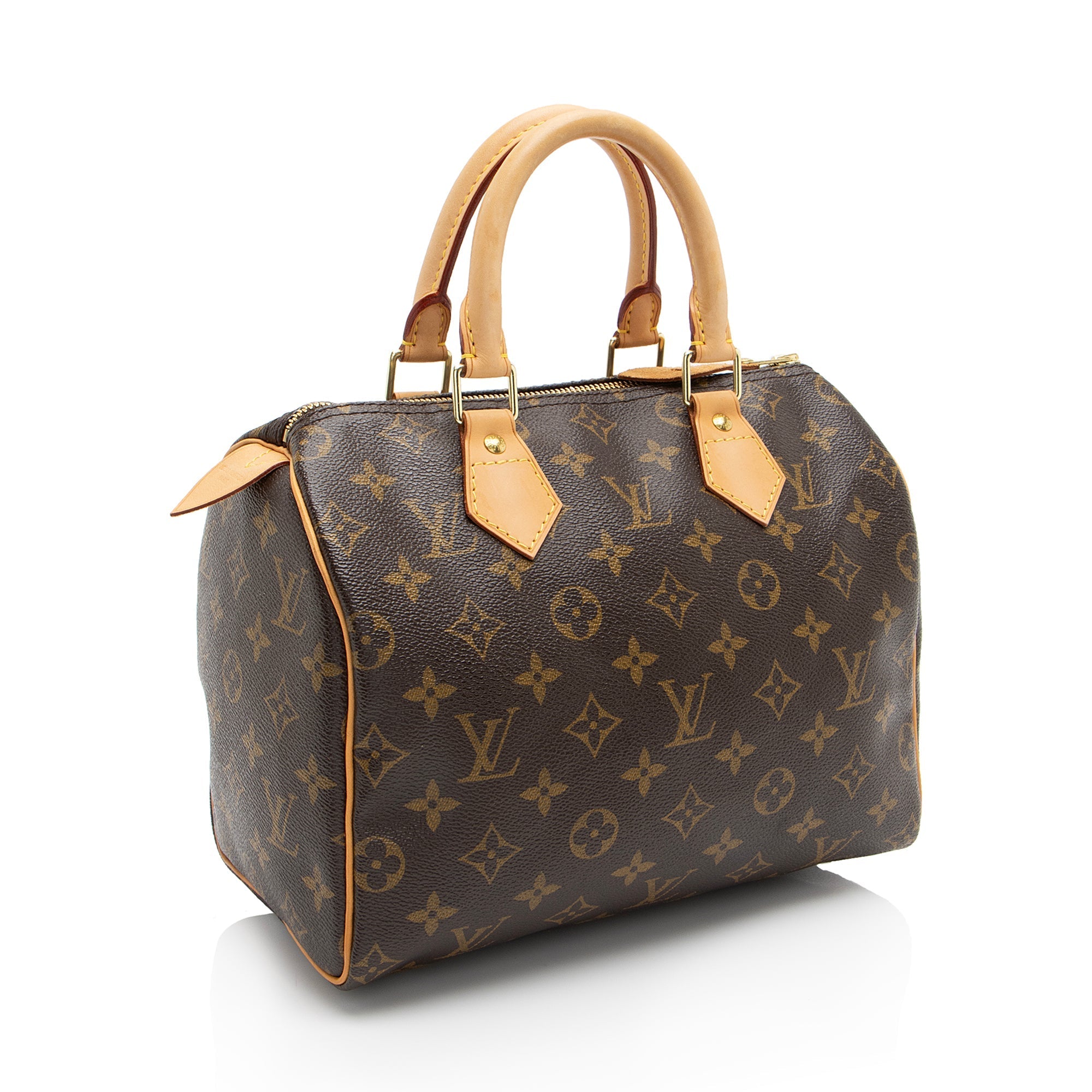 Louis Vuitton Monogram Canvas Speedy 25 Satchel (SHF-zlhtW7)