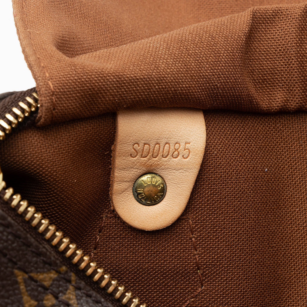 Louis Vuitton Monogram Canvas Speedy 25 Satchel (SHF-1NUxF3)