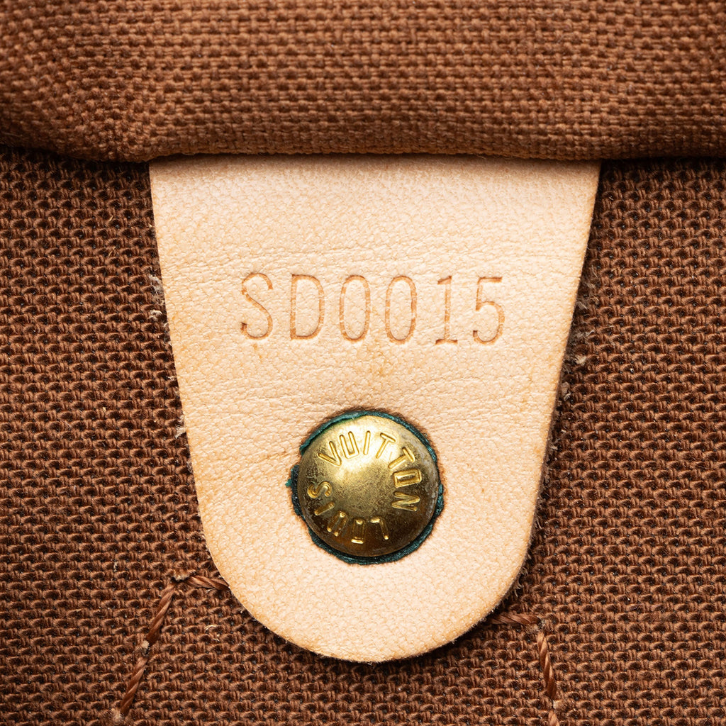 Louis Vuitton Monogram Canvas Speedy 25 Satchel