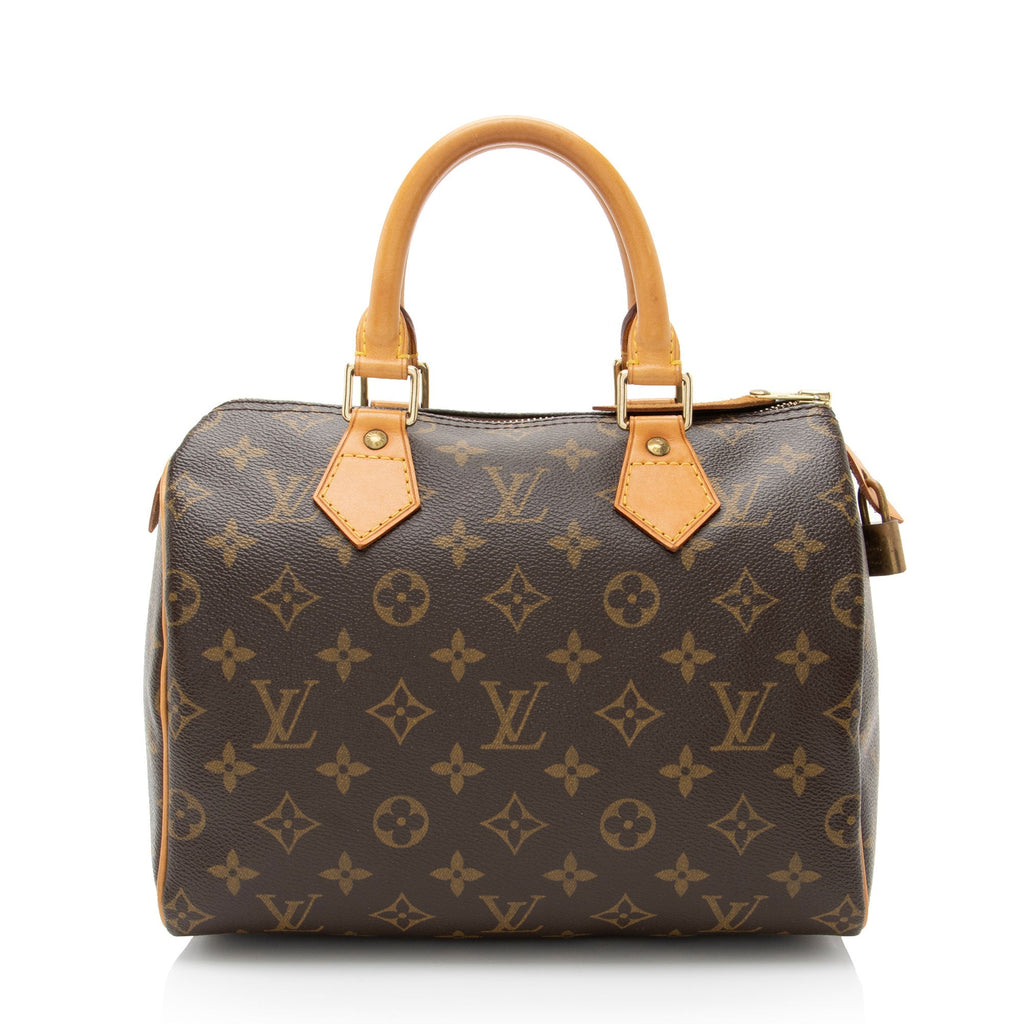 Louis Vuitton Monogram Canvas Speedy 25 Satchel