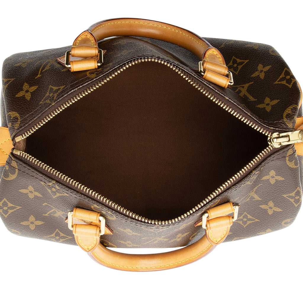 Louis Vuitton Monogram Canvas Speedy 25 Satchel