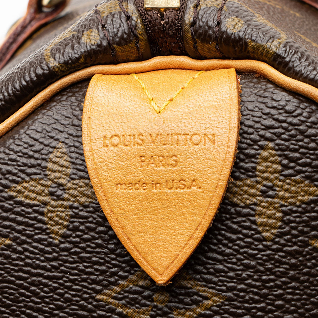 Louis Vuitton Monogram Canvas Speedy 25 Satchel