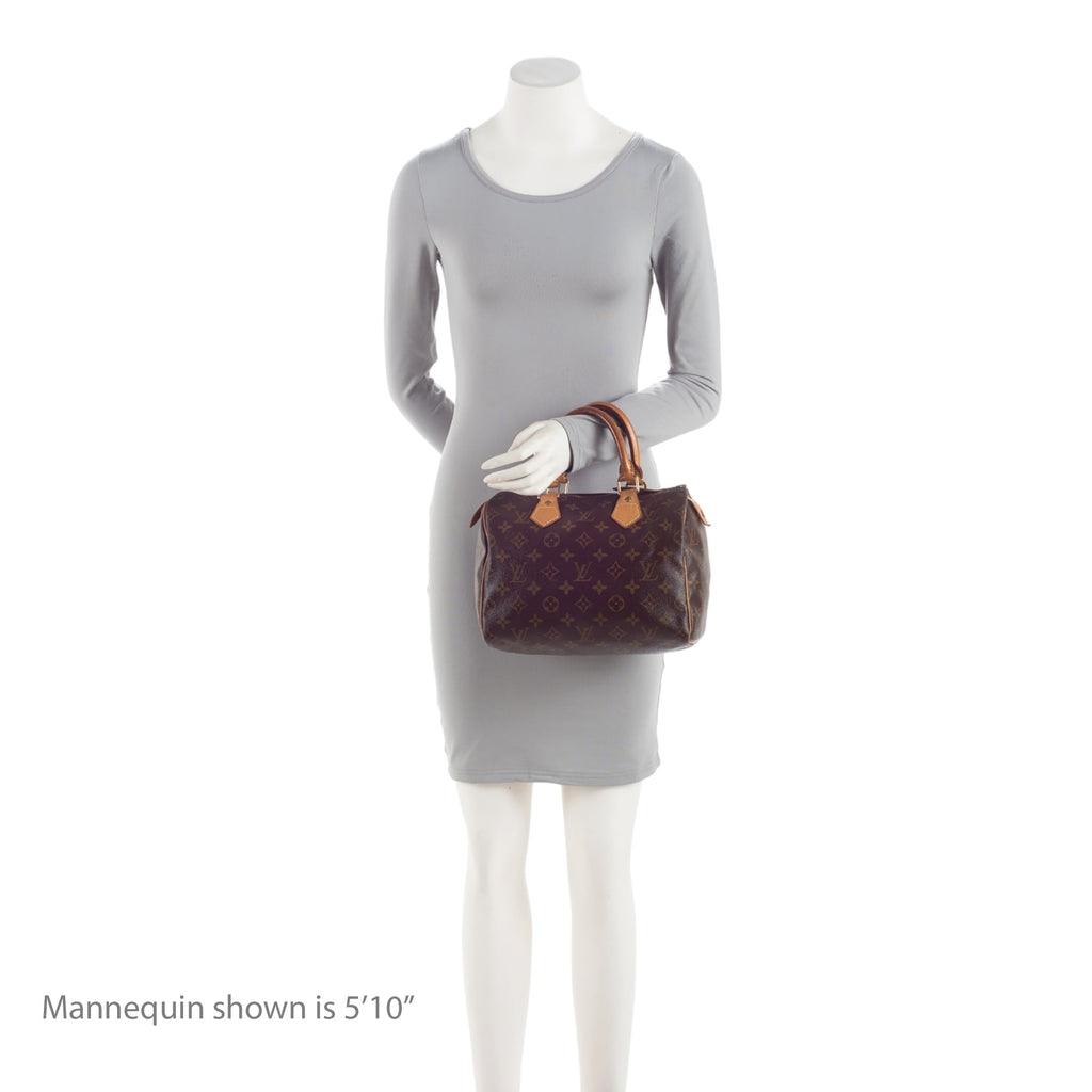 Louis Vuitton Monogram Canvas Speedy 25 Satchel