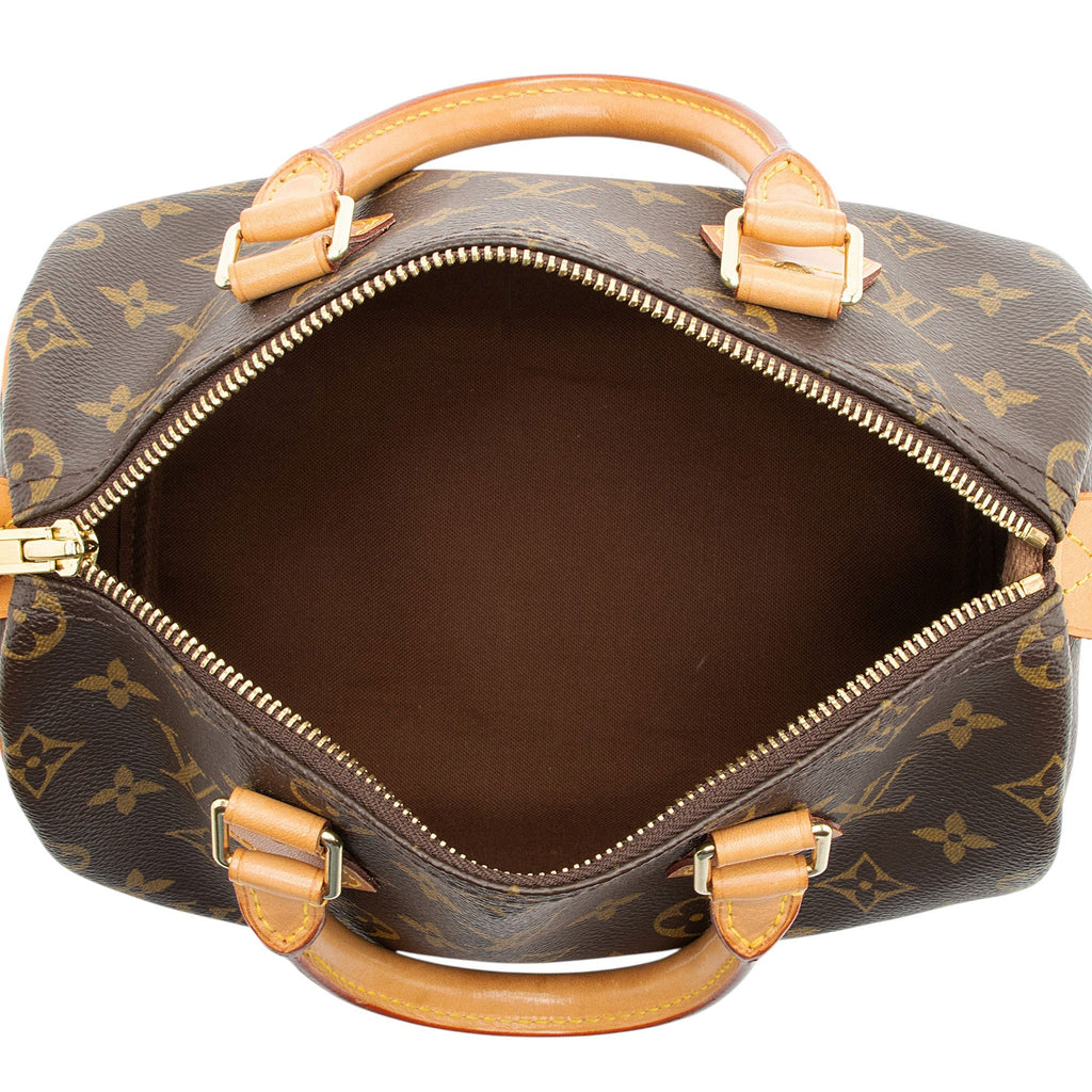 Louis Vuitton Monogram Canvas Speedy 25 Satchel