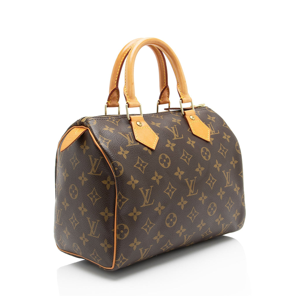 Louis Vuitton Monogram Canvas Speedy 25 Satchel