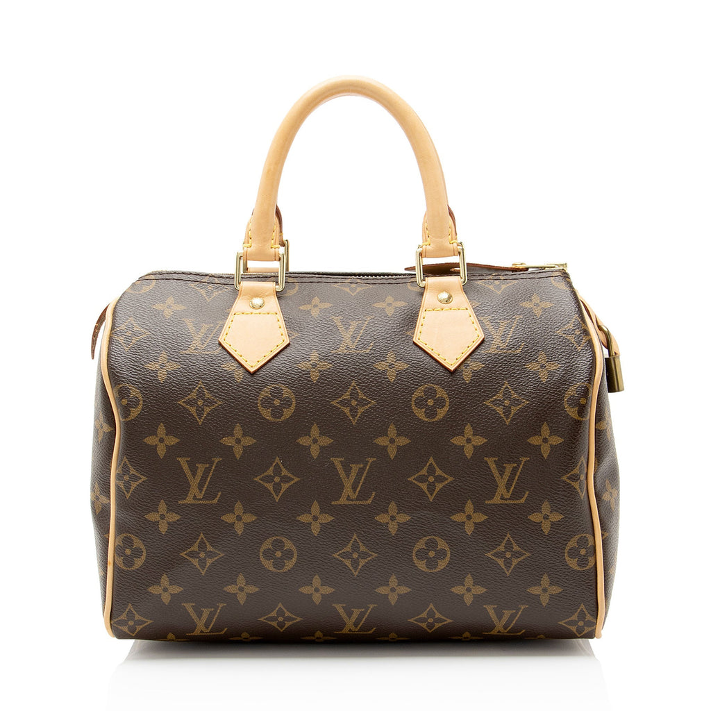 Louis Vuitton Monogram Canvas Speedy 25 Satchel