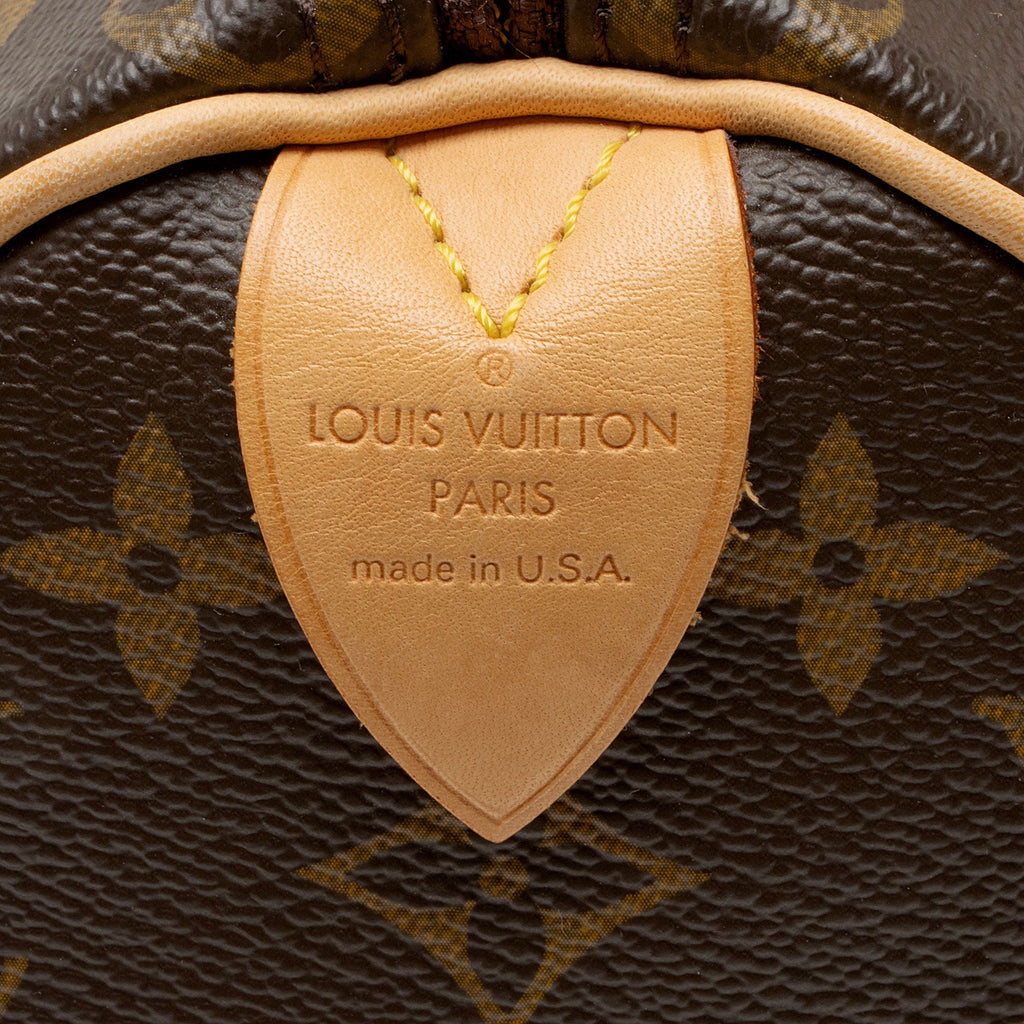 Louis Vuitton Monogram Canvas Speedy 25 Satchel